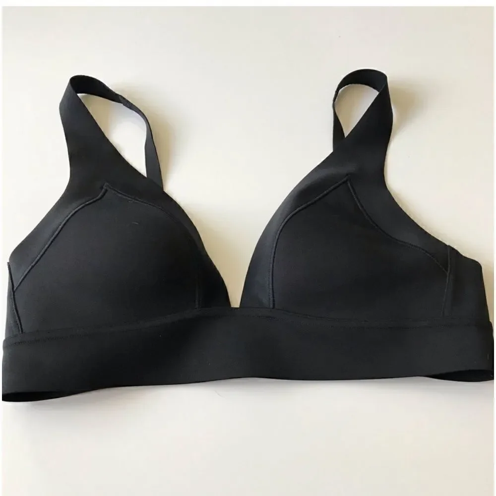 NWOT ATHLETA MEDIUM BLACK ESSENTIAL BRA